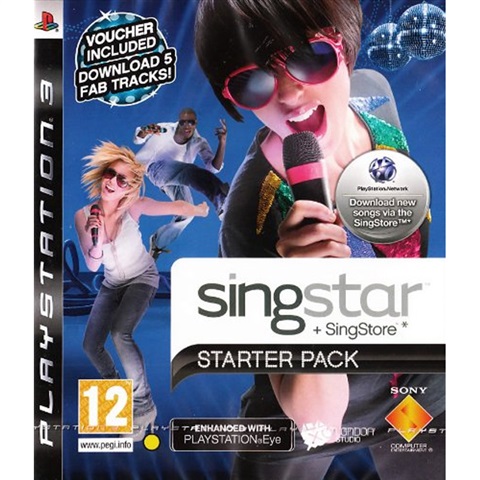 Singstar Starter Pack w 2x Microphones USB Connector No DLC